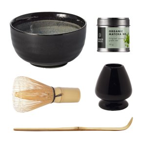 Matcha st med japansk MATCHA No. 3 kologisk, sort matcha teskl