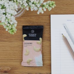 Kimber Foods CASHEWS Himalayan Salt str. M 24 stk.