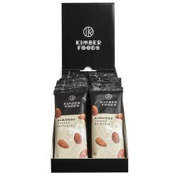Kimber Foods ALMONDS Smoked Barbeque str. M 24 stk.