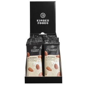 Kimber Foods ALMONDS Smoked Barbeque str. M 24 stk.