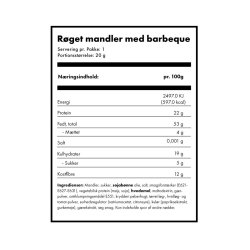 Kimber Foods ALMONDS Smoked Barbeque str. M 24 stk.