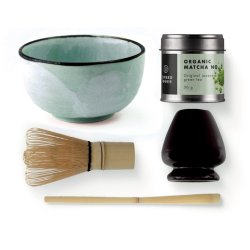 Matcha st med japansk KOLOGISK MATCHA No. 3,  grn matcha teskl