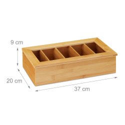 Stor te kasse til 120 tebreve