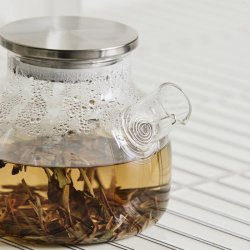 Glas tekande til kontor og hjemme 