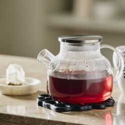 Glas tekande til kontor og hjemme 